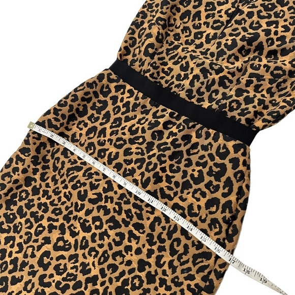3.1 Phillip Lim X Barney's New York Leopard Cheetah Black Cocktail Dress US 0 - Picture 5 of 9